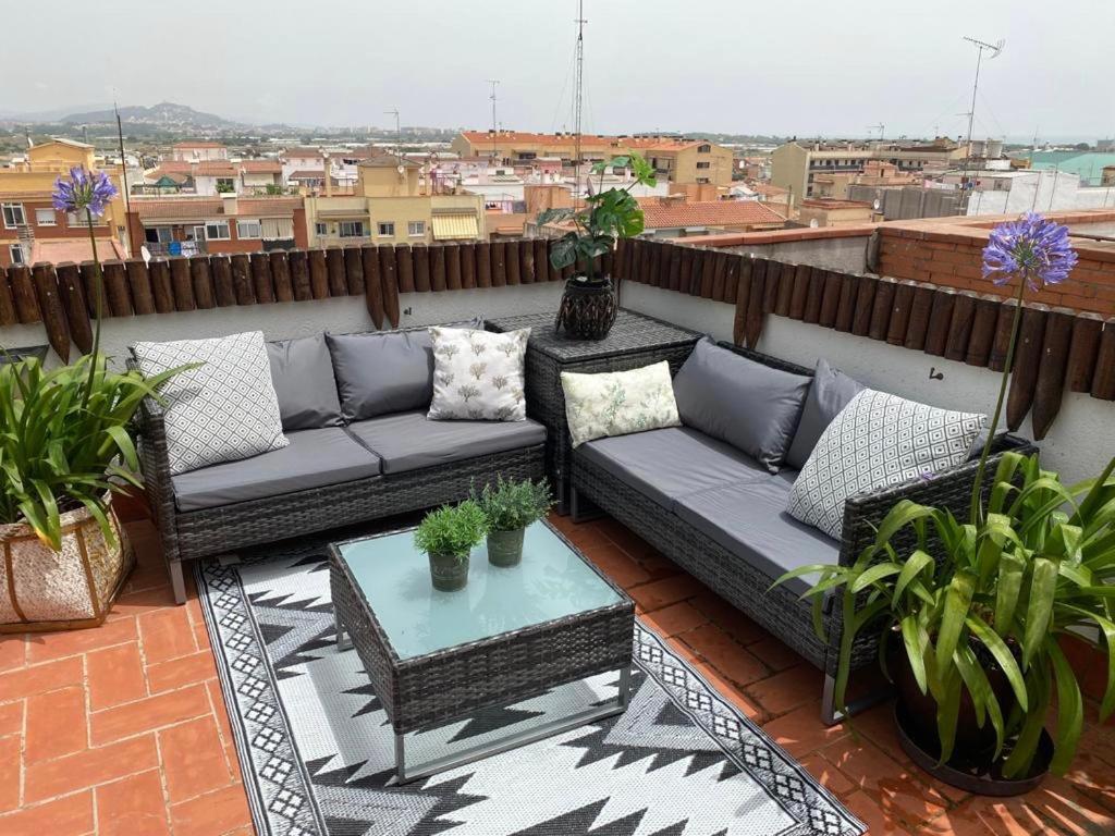 Apartamento Con Terraza Y Piscina En 马尔格莱特德玛 外观 照片